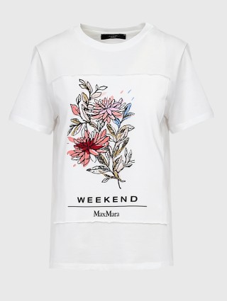 Біла футболка WEEKEND MAX MARA : фото - Invogue