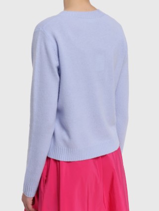 Голубой свитер WEEKEND MAX MARA: фото 3 - Invogue