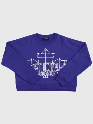 Синяя кофта DSQUARED KID: фото - Invogue