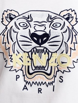 Белая футболка KENZO: фото 6 - Invogue