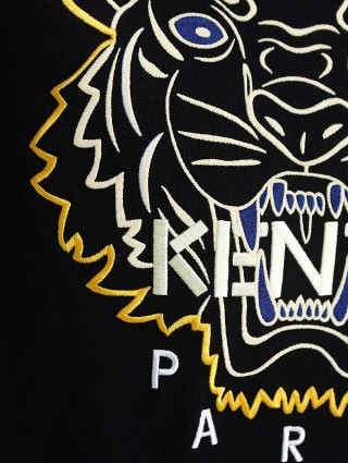 Чёрная футболка KENZO: фото 5 - Invogue