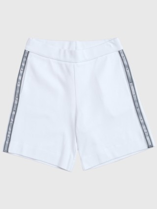 Белые футболка, шорты EMPORIO ARMANI KIDS: фото 4 - Invogue