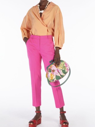 Оранжевая рубашка WEEKEND MAX MARA: фото 3 - Invogue