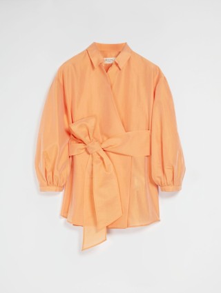 Оранжевая рубашка WEEKEND MAX MARA: фото - Invogue