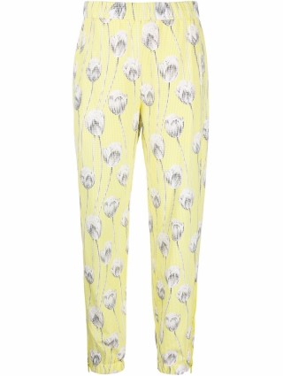 Жёлтые брюки KENZO: фото - Invogue