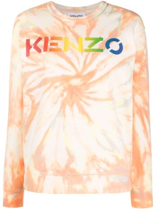Помаранчевий світшот KENZO : фото - Invogue