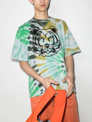 Бірюзова футболка KENZO : фото 1 - Invogue