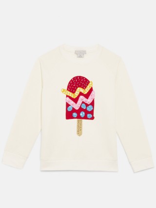 Біла кофта STELLA MCCARTNEY KIDS : фото - Invogue