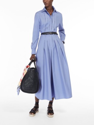 Синее платье MAX MARA: фото 3 - Invogue