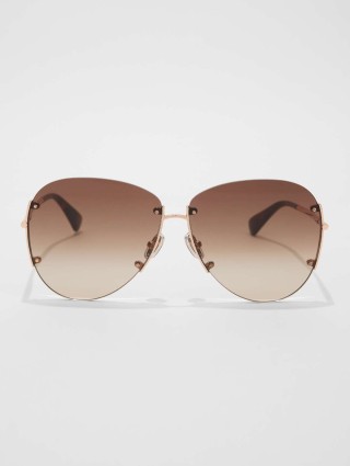 Коричневі окуляри MAX MARA : фото - Invogue
