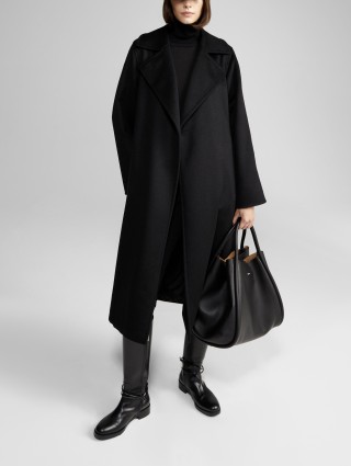 Чорне пальто MAX MARA : фото 4 - Invogue