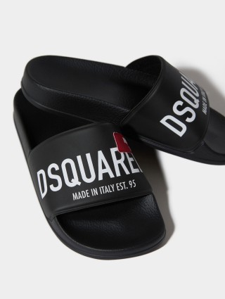 Шлепанцы DSQUARED KID (23316): фото 3 - Invogue