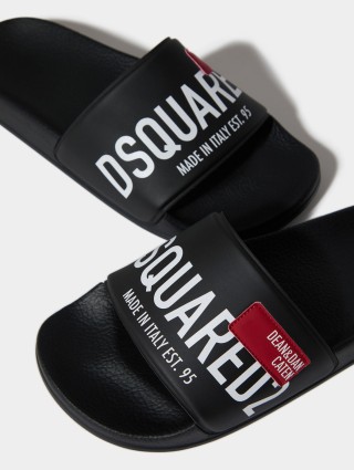 Шлепанцы DSQUARED KID (23316): фото 4 - Invogue