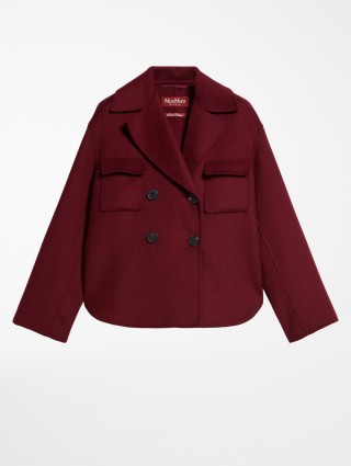 Бордовое пальто MAX MARA: фото - Invogue