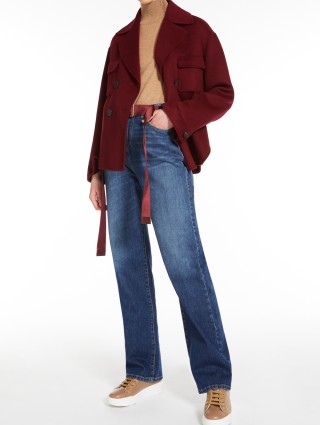 Бордовое пальто MAX MARA: фото 2 - Invogue