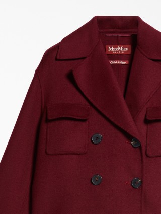 Бордовое пальто MAX MARA: фото 4 - Invogue