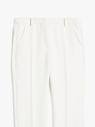 Кремовые брюки WEEKEND MAX MARA: фото 4 - Invogue