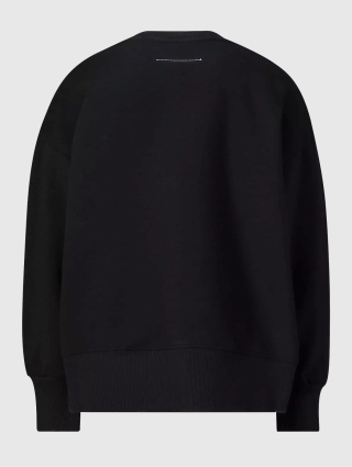 Чёрная кофта MM6 MAISON MARGIELA KIDS: фото 1 - Invogue