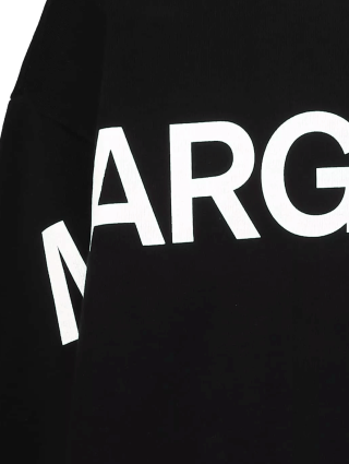 Чёрная кофта MM6 MAISON MARGIELA KIDS: фото 2 - Invogue
