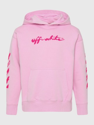 Розовая толстовка OFF-WHITE KIDS: фото - Invogue