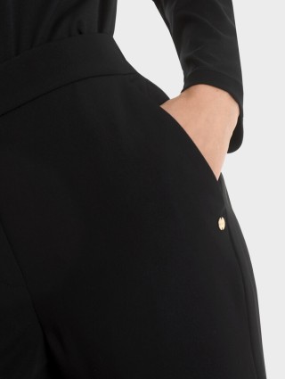 Чорні брюки MARC CAIN : фото 3 - Invogue