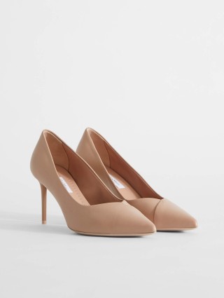 Розовые туфли MAX MARA: фото 1 - Invogue