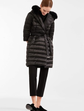 Чорне пальто MAX MARA : фото 5 - Invogue