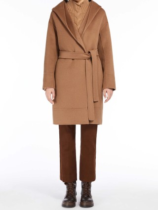 Темно-бежеве пальто MAX MARA з вовни та кашеміру: фото 1 - Invogue