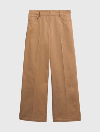 Бежевые брюки MAX MARA: фото - Invogue