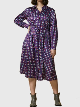 Фіолетова сукня MARINA RINALDI : фото - Invogue