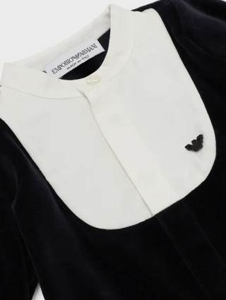 Синій комбінезон EMPORIO ARMANI KIDS : фото 2 - Invogue