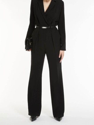 Чёрный комбинезон MAX MARA: фото 3 - Invogue