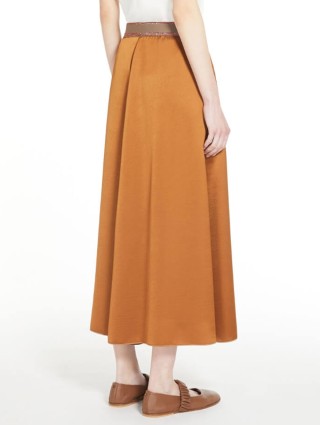 Коричневая юбка WEEKEND MAX MARA: фото 2 - Invogue