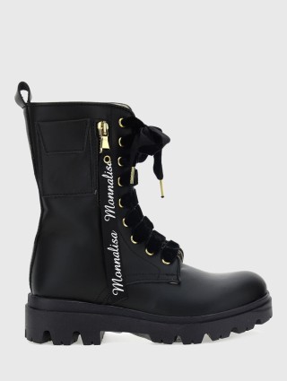 Чорні черевики MONNALISA : фото - Invogue