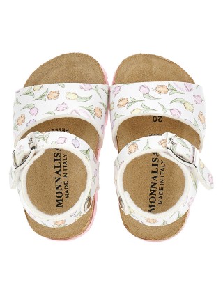 Білі босоніжки MONNALISA : фото 4 - Invogue