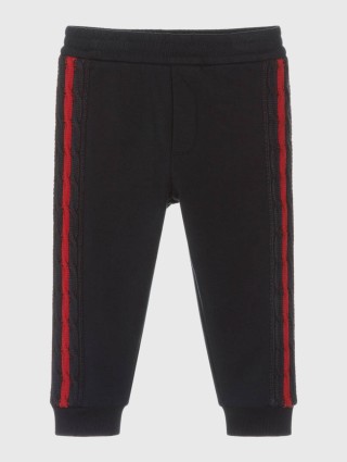 Чёрные штаны MONCLER ENFANT: фото - Invogue