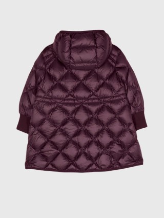 Бордовая куртка MONCLER ENFANT: фото 1 - Invogue