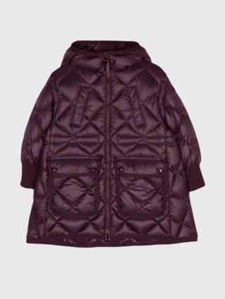 Бордовая куртка MONCLER ENFANT: фото - Invogue
