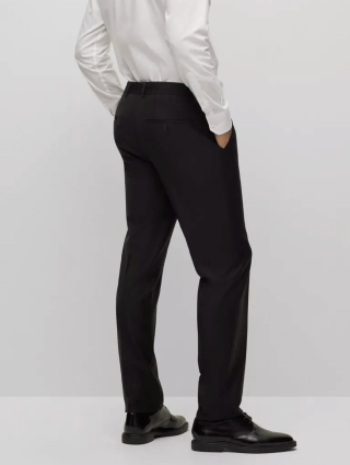 Чорні брюки BOSS : фото 3 - Invogue