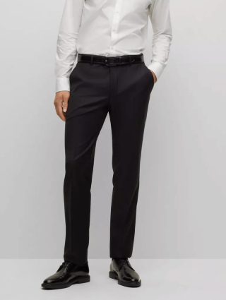 Чорні брюки BOSS : фото 2 - Invogue