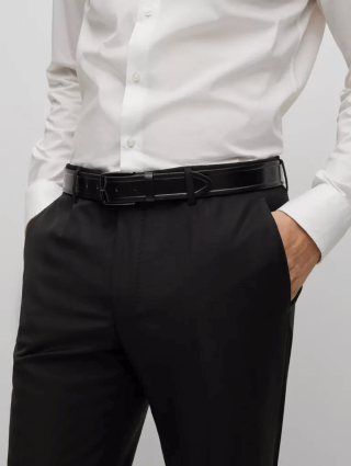 Чорні брюки BOSS : фото 4 - Invogue