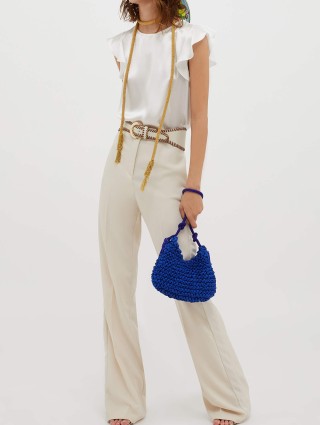 Бежеві брюки MAX&CO : фото 4 - Invogue