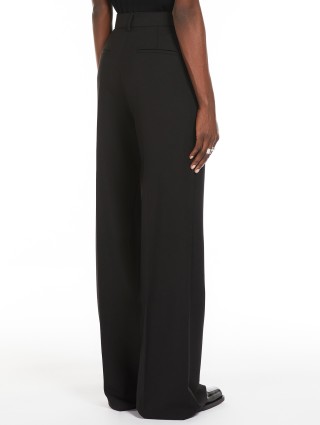 Чорні брюки Sportmax кльош: фото 3 - Invogue