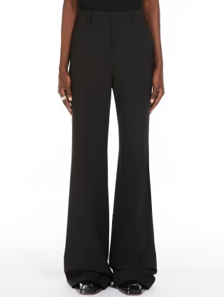 Чорні брюки Sportmax кльош: фото 2 - Invogue