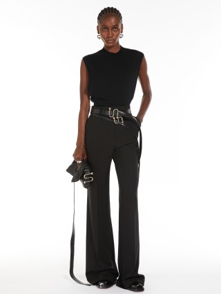 Чорні брюки Sportmax кльош: фото 1 - Invogue