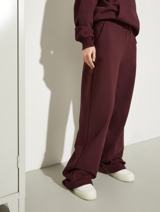 Бордові джогери MAX&CO бавовняні: фото 5 - Invogue