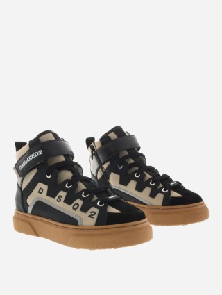 Ботинки DSQUARED KID с логотипом: фото 2 - Invogue