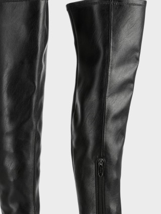 Чёрные сапоги MARC CAIN: фото 3 - Invogue