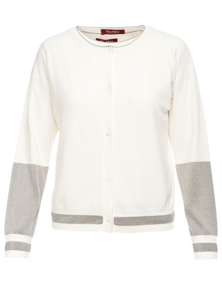 Молочний кардиган MAX MARA : фото 2 - Invogue