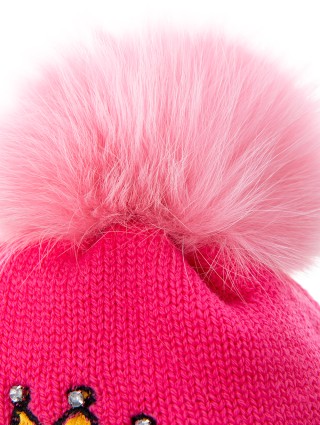 Рожева шапка REGINA : фото 2 - Invogue